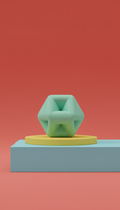 Fresh Mint geometric chew toy