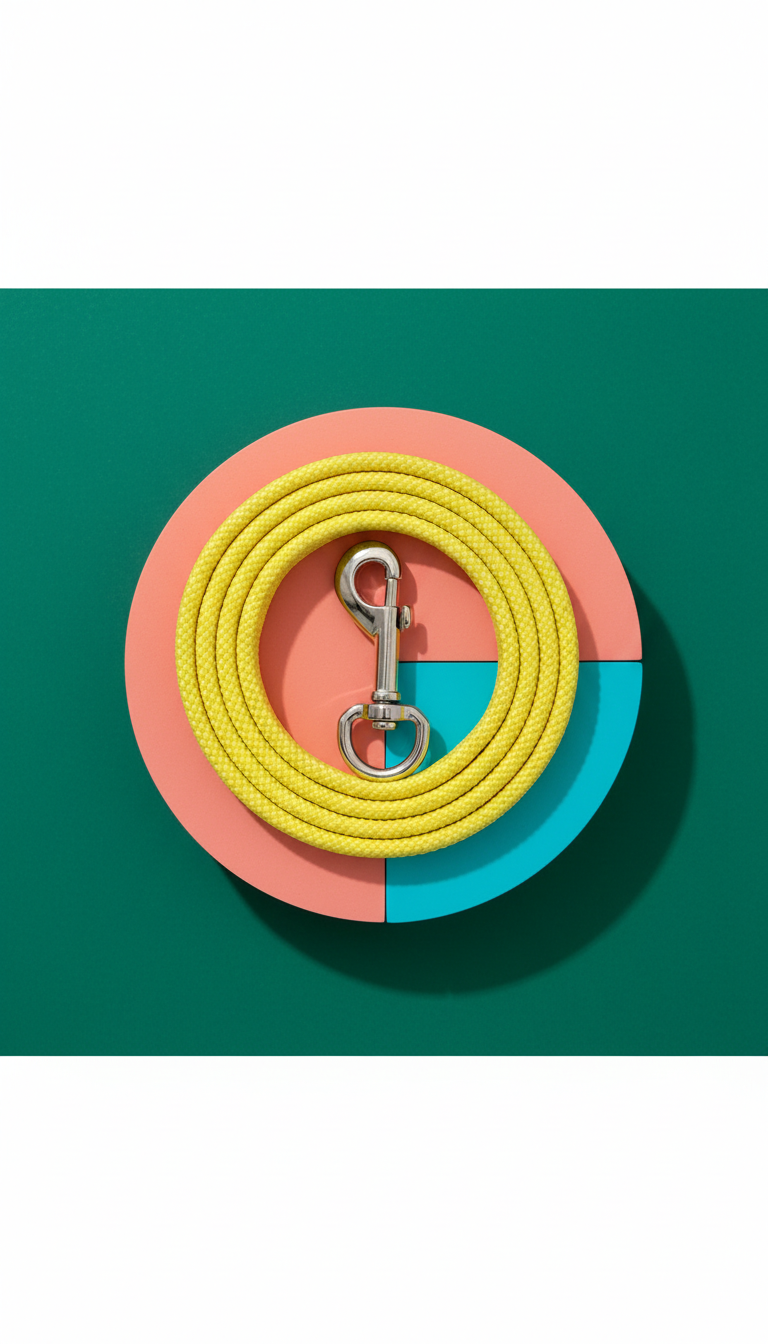 Lemon Zest woven leash